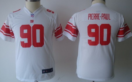 Nike youths Game Jersey New York Giants 90 Jason Pierre-Paul White